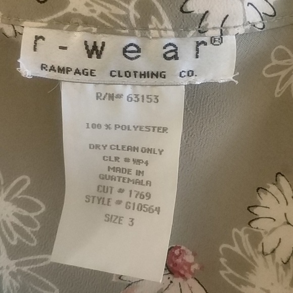 Rampage Clothing Green Floral Dress 3 - Picture 5 of 5